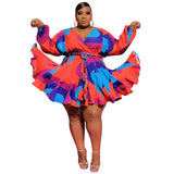 Carnival Confetti Wrap Dress